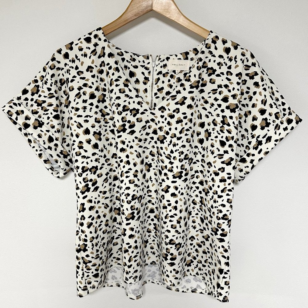 Melloday Leopard Blouse